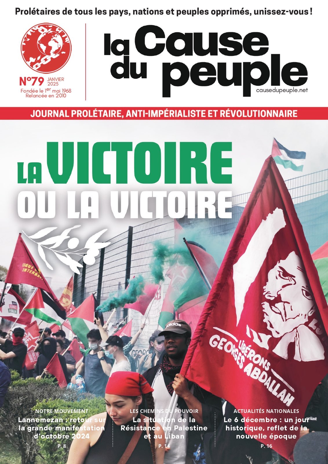 Sortie du n°79 de La Cause du Peuple