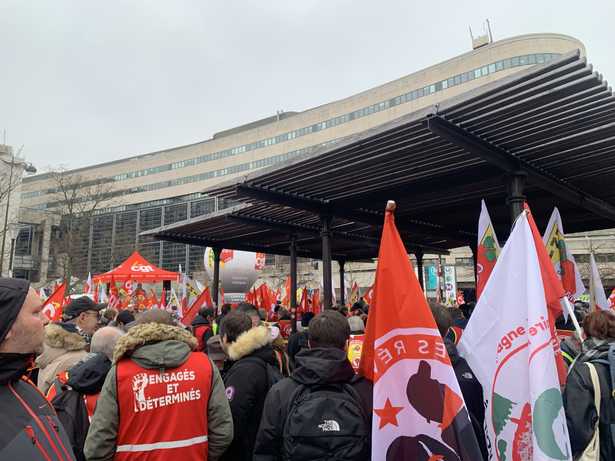 Paris : rassemblement réussi pour la CGT à Bercy