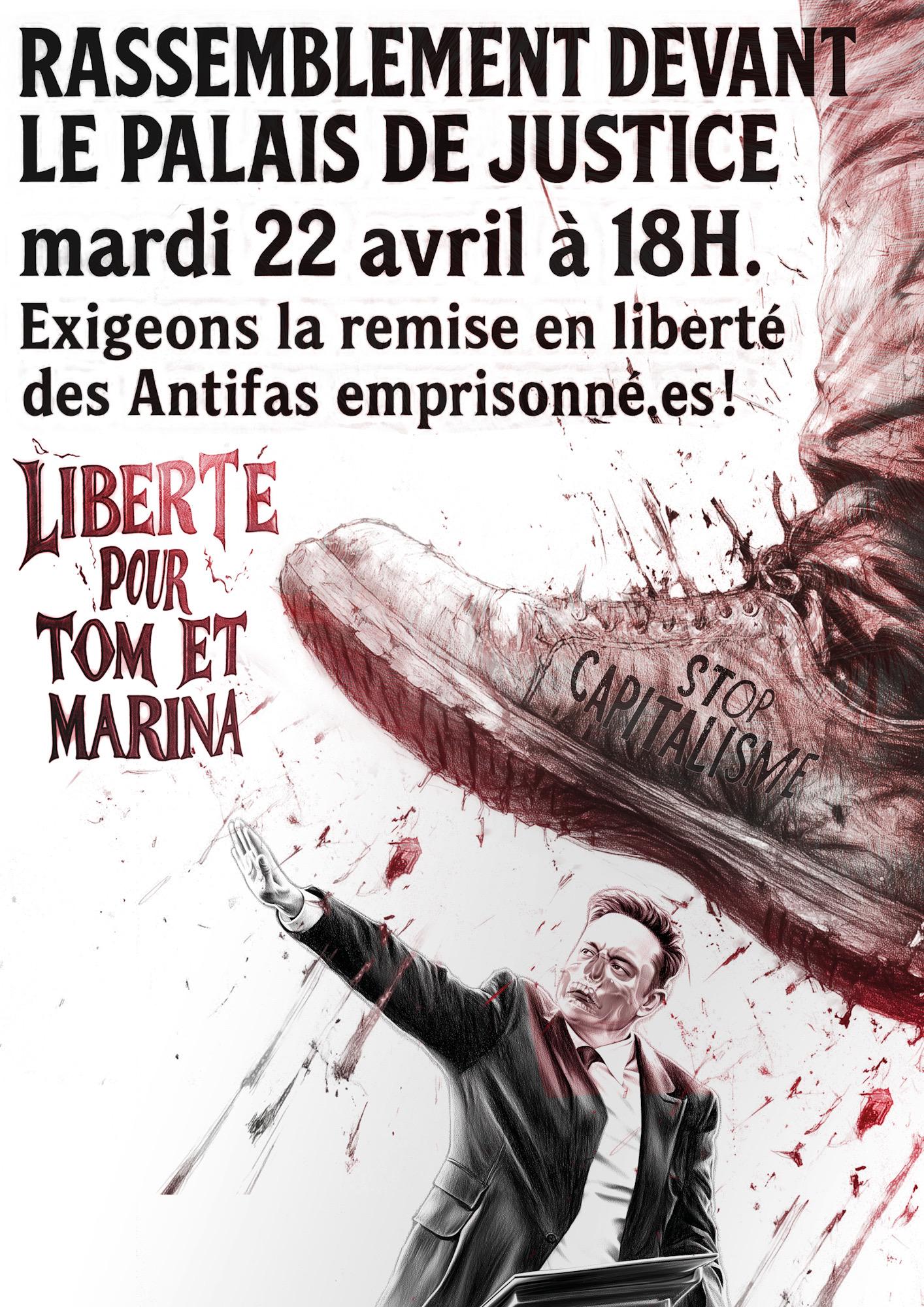 Toulouse : les antifascistes Tom et Marina sont libres
