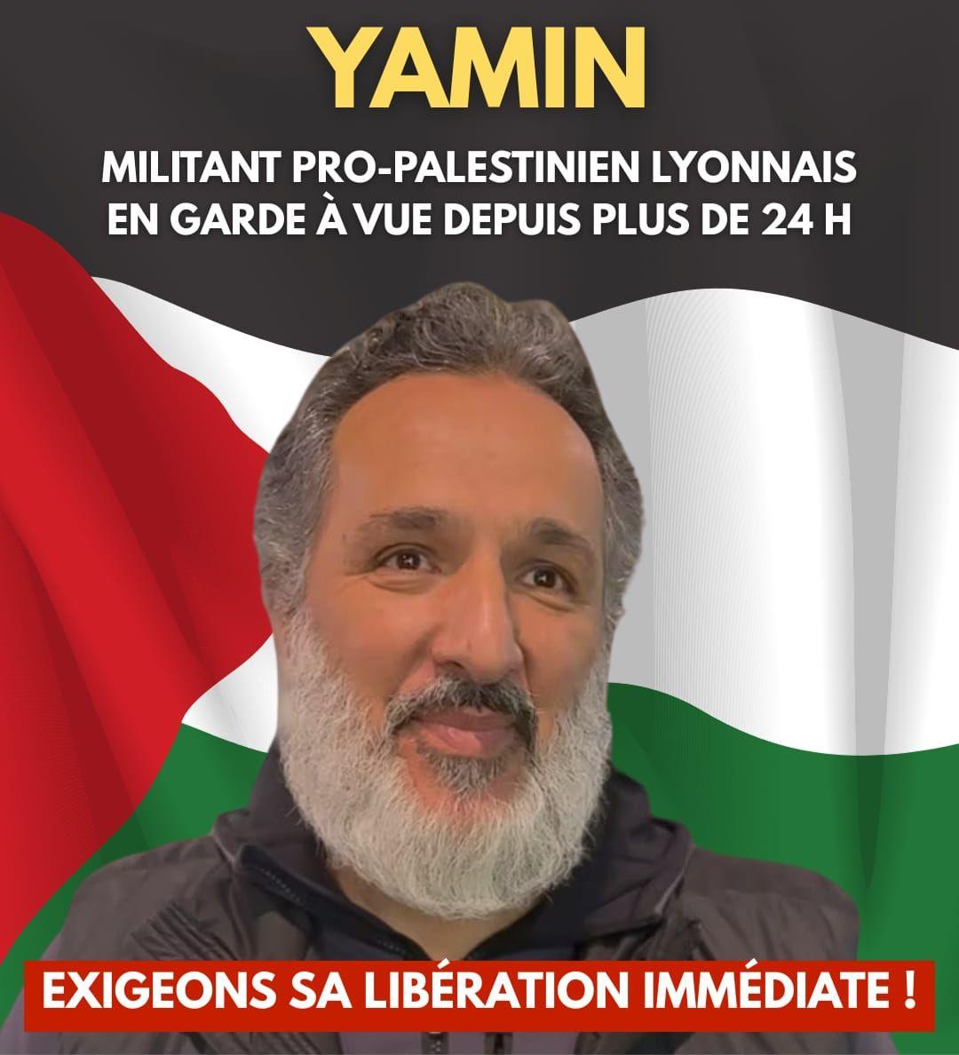 Lyon : Un second rassemblement pour Yamin