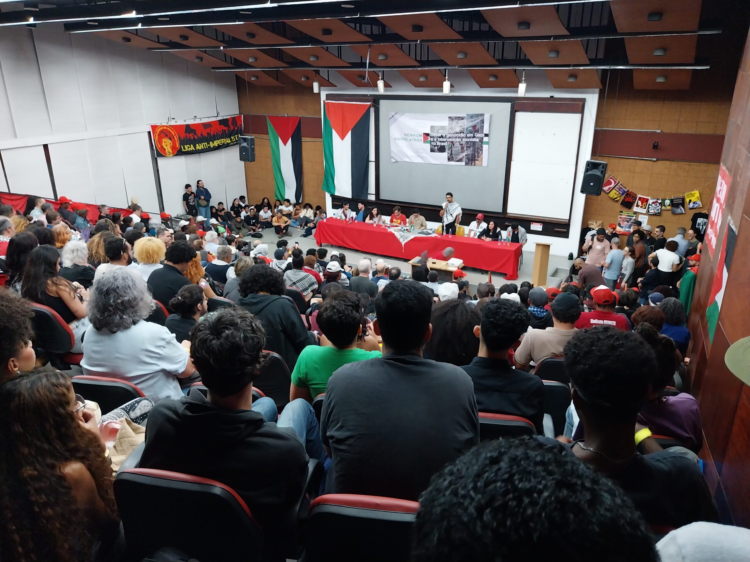 Brésil : ouvriers, paysans et intellectuels dénoncent le génocide à Gaza