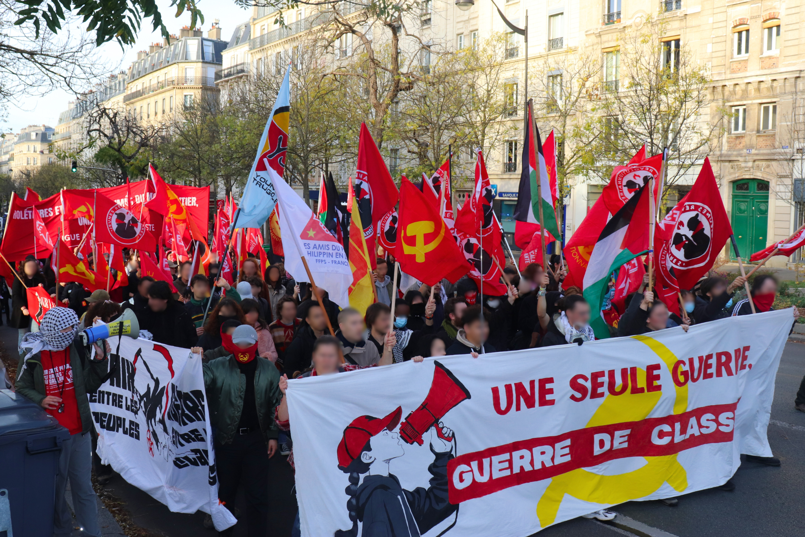 Manifestation du 11 novembre Ă Paris