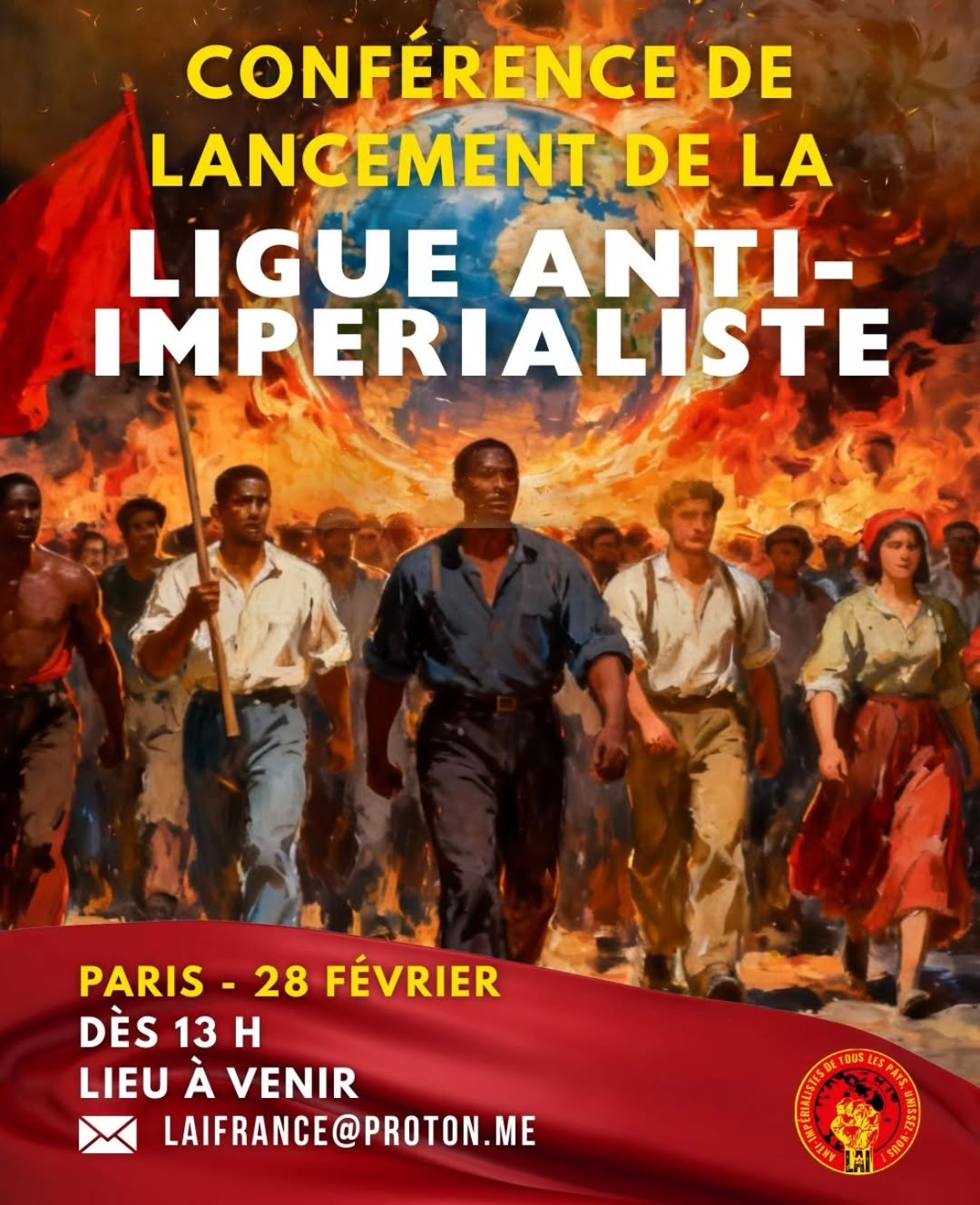 Paris : Lancement de la Ligue Anti-Impérialiste (France)