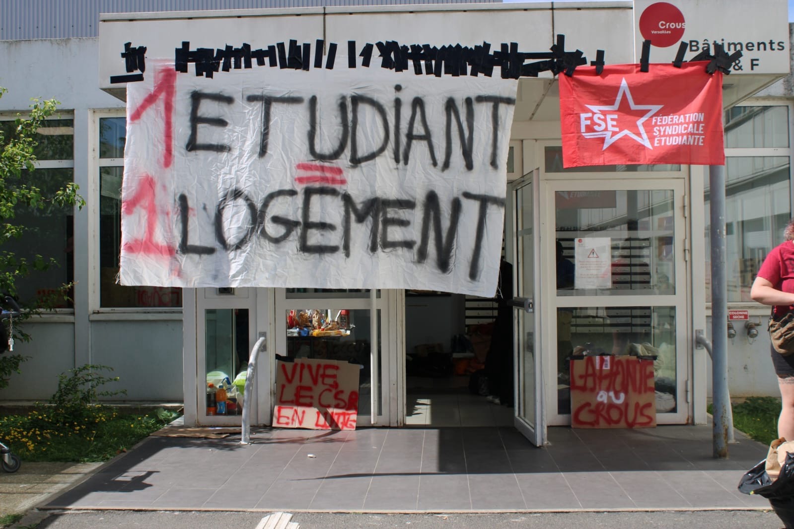 Cité Universitaire de Nanterre : plus de 24 heures d’occupation de la cité universitaire contre l’expulsion d’une étudiante précaire