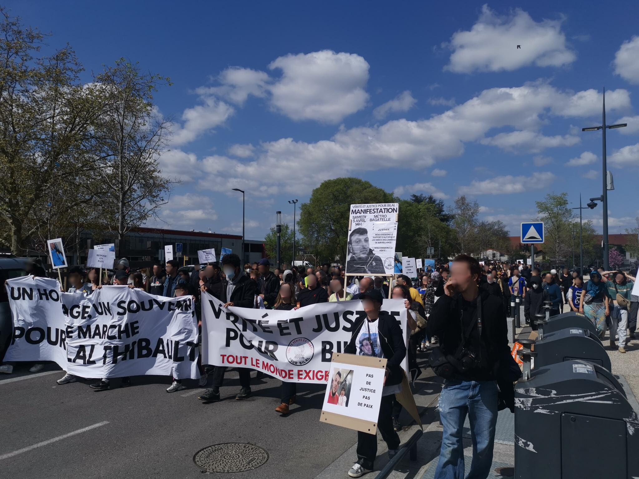 Toulouse : 500 personnes en manifestation au Mirail pour Bilal
