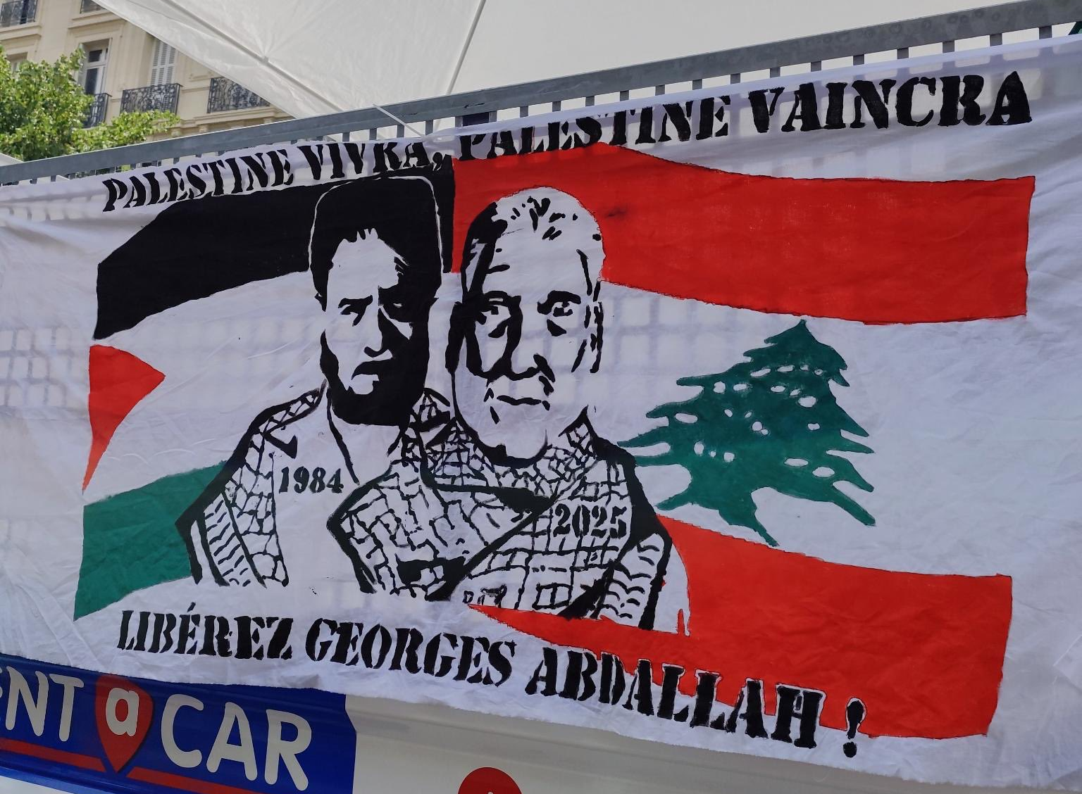 Message de Georges Abdallah aux manifestants du 14 juin 2025 à Paris