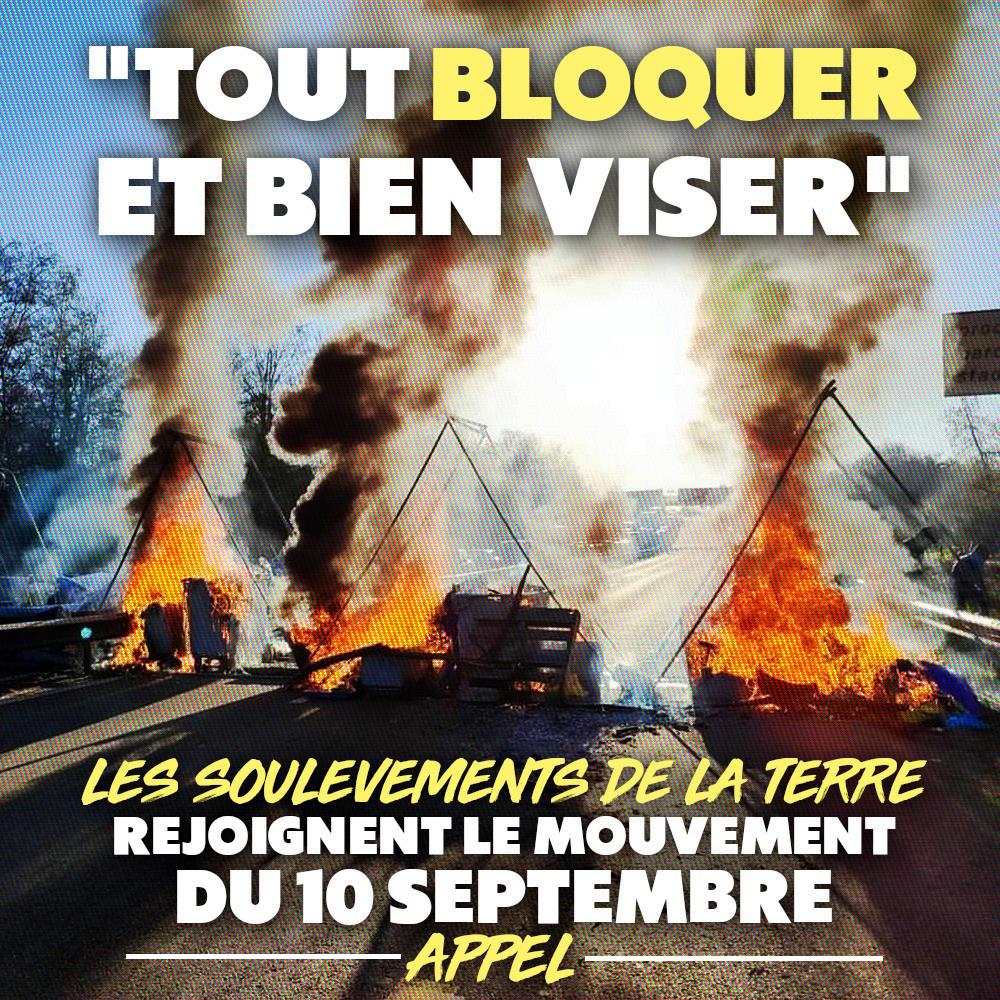La CGT et les Soulèvements de la Terre en ordre de bataille pour le 10 !
