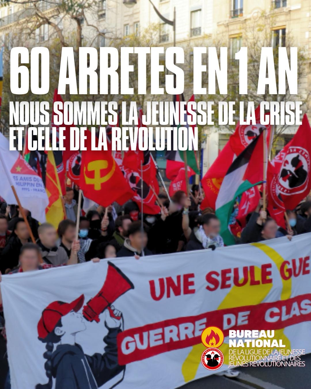 60 arrêtés et des centaines prêts pour la lutte