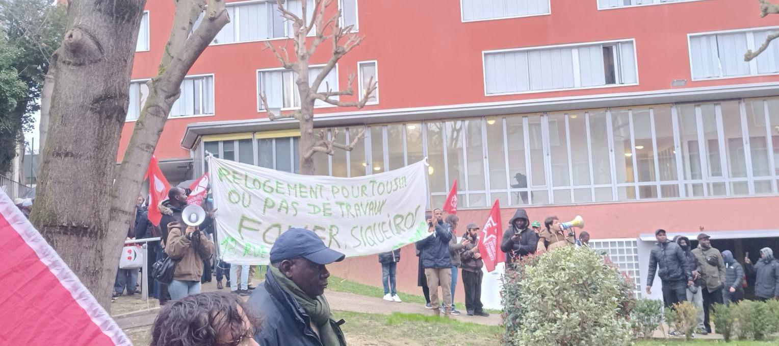 Les habitants du foyer David Siqueiros de Saint-Denis s’organisent contre l’expulsion de 1 000 travailleurs par CDC-Adoma